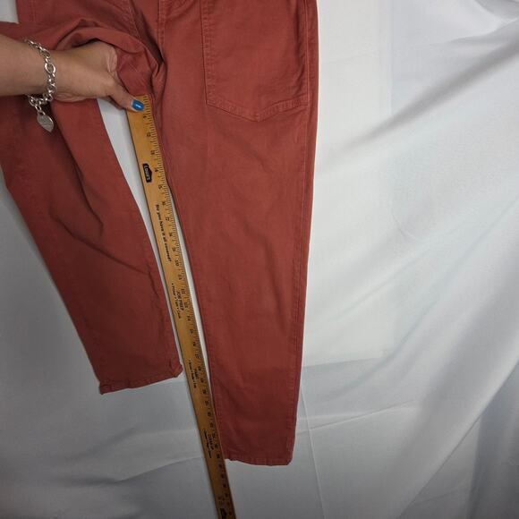 Veronica‎ Beard Sz26/2 Terracotta Arya HighRise Straight jean cargo pants button - Picture 9 of 16